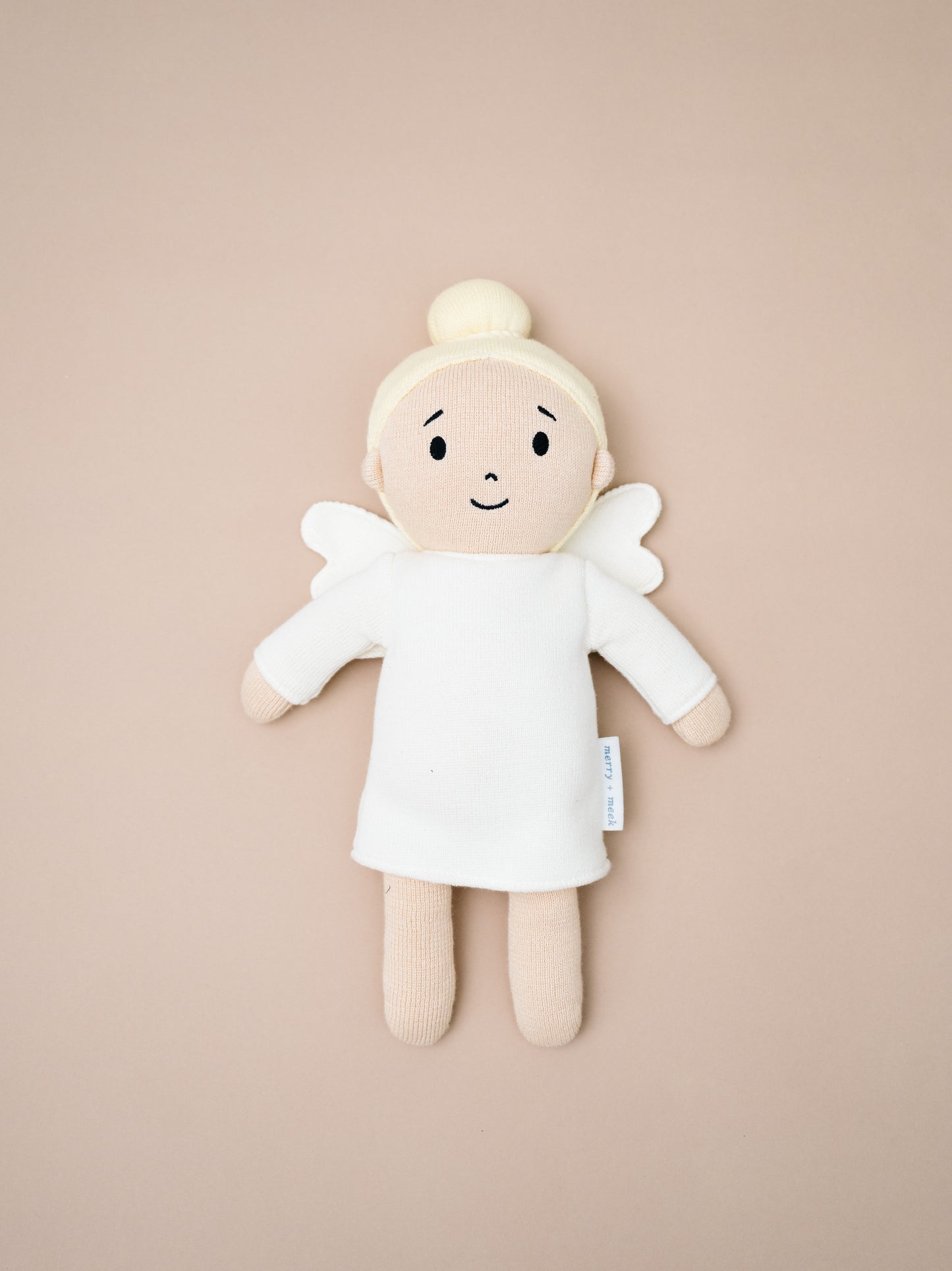 Blonde Angel - Heirloom Knitted Doll