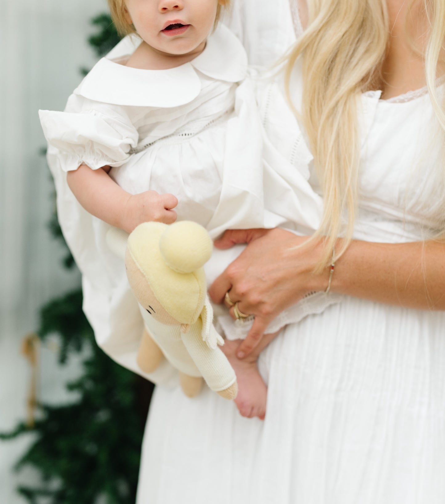 Blonde Angel - Heirloom Knitted Doll